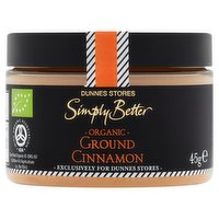 Dunnes Stores Simply Better Organic Ground Cinnamon 45g