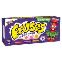 Yoplait Frubes Strawberry, Red Berry and Peach Flavour Yogurt Tubes 9 x 37g (333g)