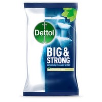 Dettol Antibacterial Big & Strong Bathroom Wipes 25 Wipes