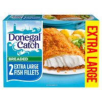 Donegal Catch 2 Breaded Extra Large Fish Fillets 300g