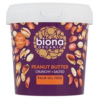 Biona Organic Peanut Butter Crunchy Salted 1kg