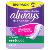Always Discreet Incontinence Pads Normal x24