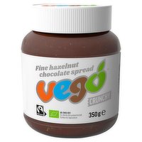 Vegó Crunchy Fine Hazelnut Chocolate Spread 350g