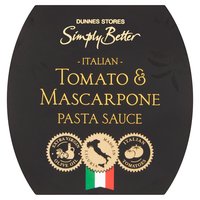 Dunnes Stores Simply Better Italian Tomato & Mascarpone Pasta Sauce 250g