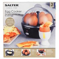 Salter® EK2783 Electric Boiled and Poached Egg Cooker, 430W, 6 Egg Capacity, Indicator Light
