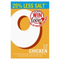 OXO Reduced Salt Chicken Stock Cubes 12's (71g)