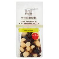 Dunnes Stores Wholefoods Cranberry & Macadamia Nuts 75g