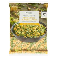 Dunnes Stores Freshly Frozen Petits Pois & Sweetcorn 750g