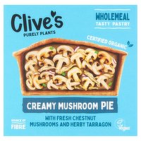 Clive's Purely Plants Creamy Mushroom Pie 235g