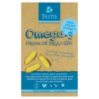 Testa Omega-3 Algae Oil DHA + EPA 60 Softgels