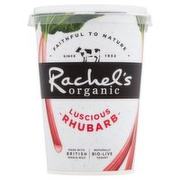 Rachel's Organic Luscious Yogurt Rhubarb 450g