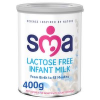 SMA LF® Lactose Free Infant Milk Powder Formula, From Birth 400g 