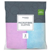 Dunnes Stores 2 Microfibre Cloths