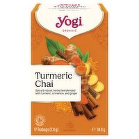 Yogi Tea Organic Turmeric Chai Teabags 17 x 2.0g (34.0g)