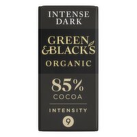 Green & Black's Organic 85% Dark Chocolate Bar, 90g