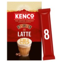Kenco Baileys Latte Instant Coffee Sachets x8