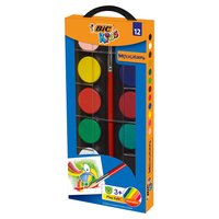 BIC Kids Watercolours Painting Set Assorted Colours Pack of 12