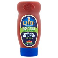 Chef Tomato Ketchup with Stevia 465g