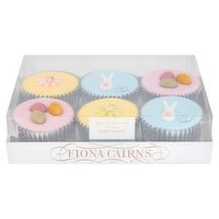 Fiona Cairns 6 Golden Sponge Fairy Cakes - Easter