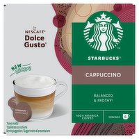 Starbucks Cappuccino by Nescafe Dolce Gusto coffee pods X12