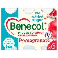 Benecol No Added Sugar Pomegranate 6 x 67.5g (405g)