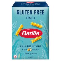 Barilla Pasta Gluten Free Fusilli 400g