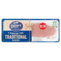 Henry Denny & Sons 6 Signature Cure Traditional Rashers 200g