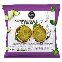 Strong Roots 9 Courgette & Spinach Hash Brown 375g