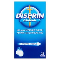 Disprin Original 300mg Dispersible Tablets 24 Tablets