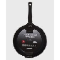 28cm Aluminium Frying Pan Black 