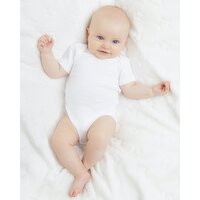 5 Pack - Short-Sleeve Bodysuit - White Newborn