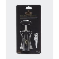  Corkscrew And Wine Stopper Sless-Steel 