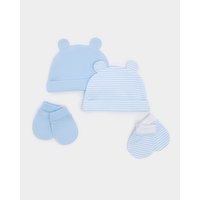 Hat And Mitten Set - Pack Of 2 Baby-Blue