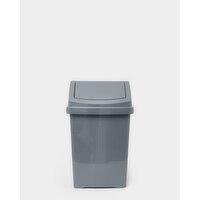 8L Swing Bin Grey 