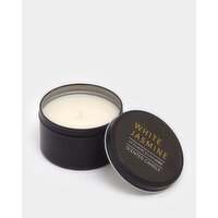 Scented Candle In Tin Black 