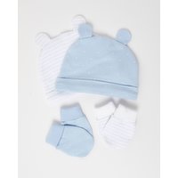 Hat And Mitten Set - Pack Of 2 Blue 