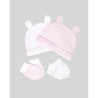 Hat And Mitten Set - Pack Of 2 Pink 