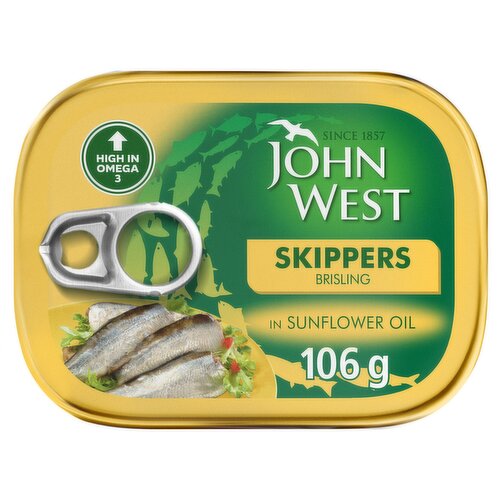 John West Skippers Brisling in Sunflower Oil 106g