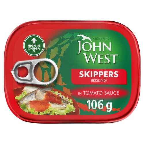 John West Skippers Brisling in Tomato Sauce 106g