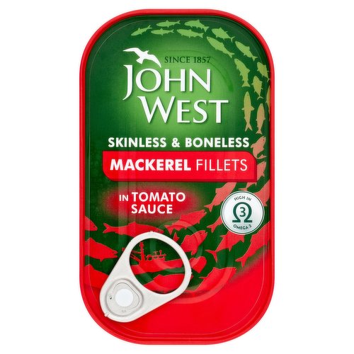 John West Mackerel Fillets in Tomato Sauce 125g