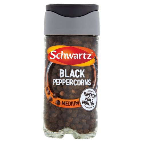 Schwartz Medium Black Peppercorns 35g