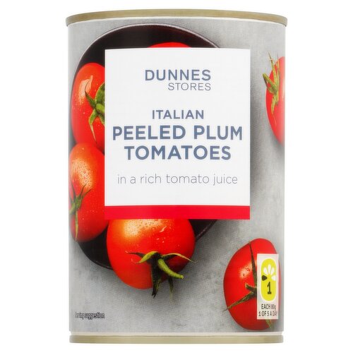 Dunnes Stores Italian Peeled Plum Tomatoes 400g