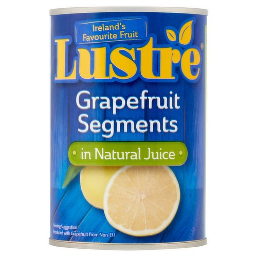 Lustre Grapefruit Segments in Natural Juice 410g