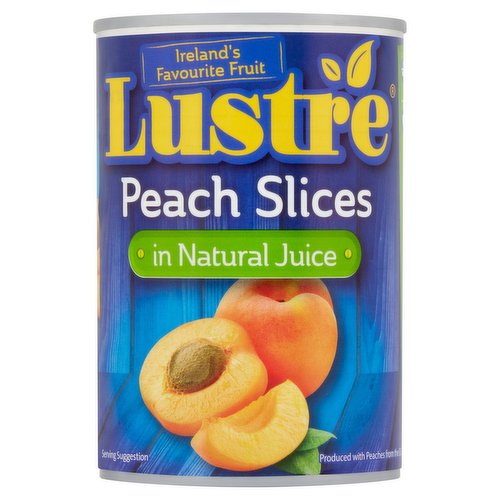 Lustre Peach Slices in Natural Juice 410g