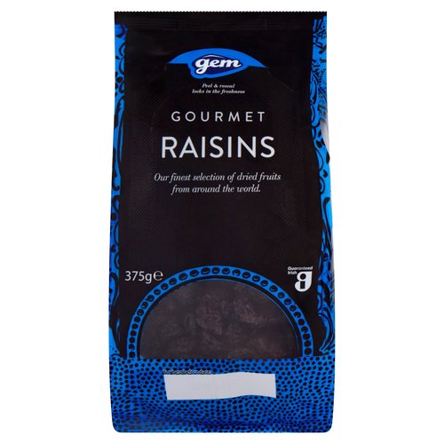 Gem Gourmet Raisins 375g