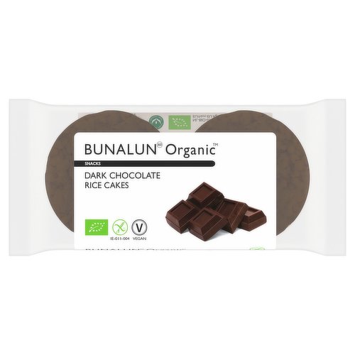 Bunalun Organic Dark Chocolate Rice Cakes 100g