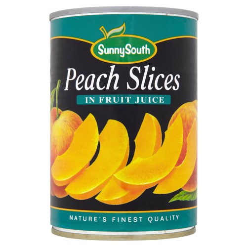 Sunny South Peach Slices in Fruit Juice  411g