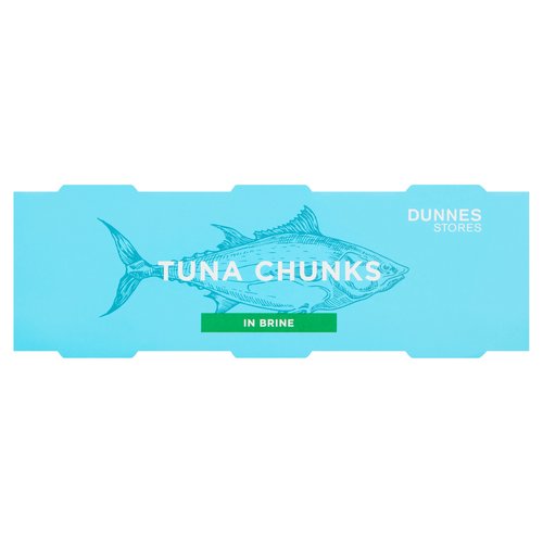 Dunnes Stores Tuna Chunks in Brine 3 x 80g (240g)