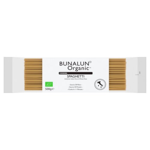 Bunalun Organic Cooking Spaghetti 500g