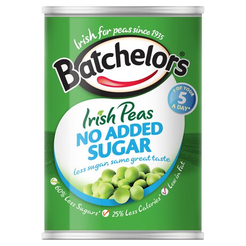 Batchelors No Added Sugar Irish Peas 420g